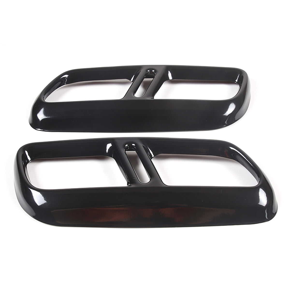 Black Steel Exhaust Pipe Tail Throat Cover Trim For LR Range Rover Sport 2023+ 14