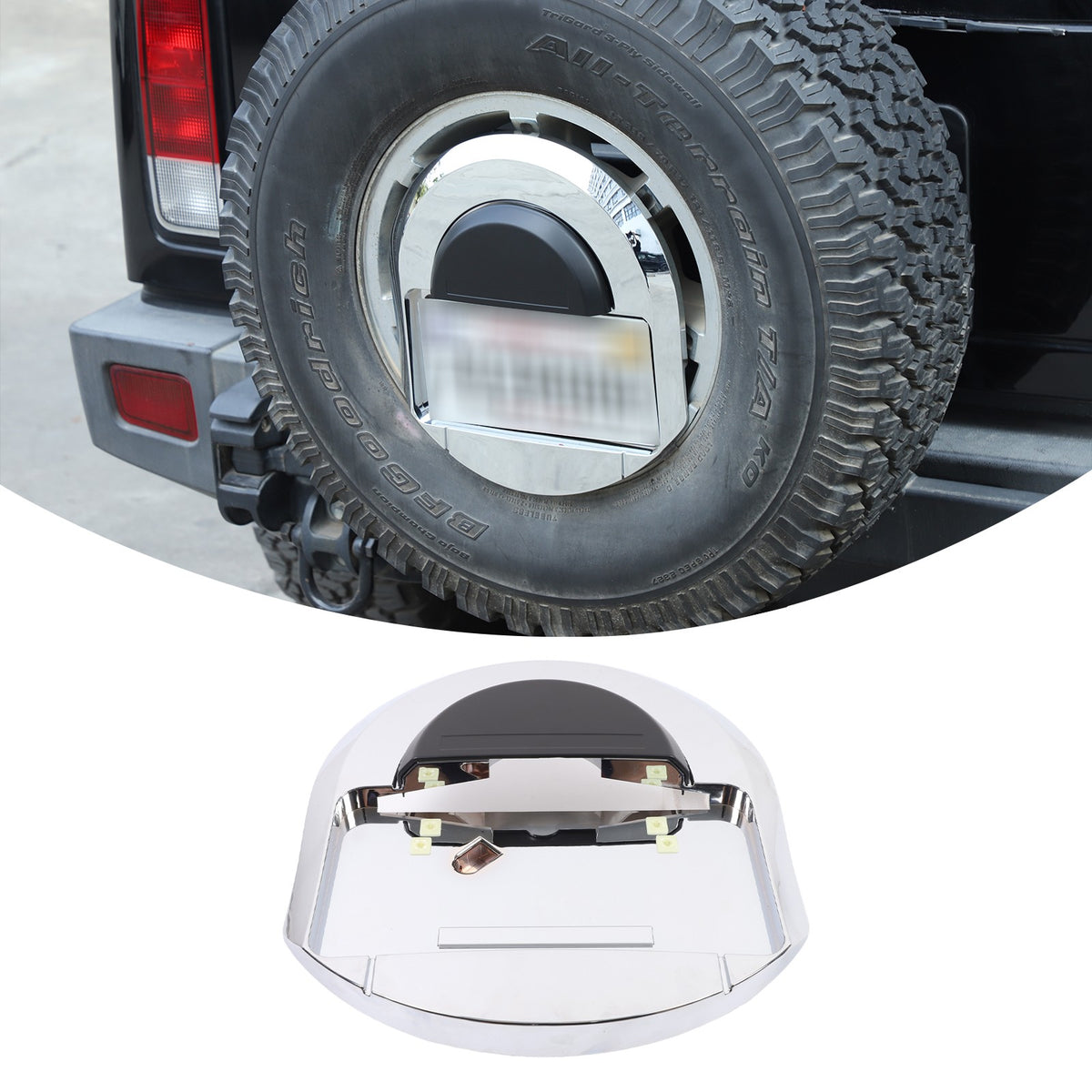 Replace Spare Tire License Plate Base For Hummer H2 2003-09 OE:25782333 21