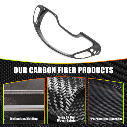 Real Carbon Fiber Instrument Panel Cover Trim Frame For Corvette C5 1998-2004 17