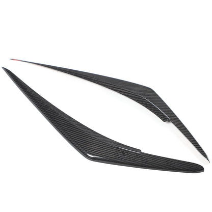 Real Carbon Fiber Front Headlight Eyebrow Trim For Subaru WRX/Levorg 2022-2023 11