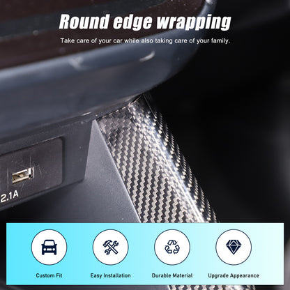 Real Carbon Fiber Side Gear Shift Box Cover Trim For Subaru WRX STI VB 2022-2024 14