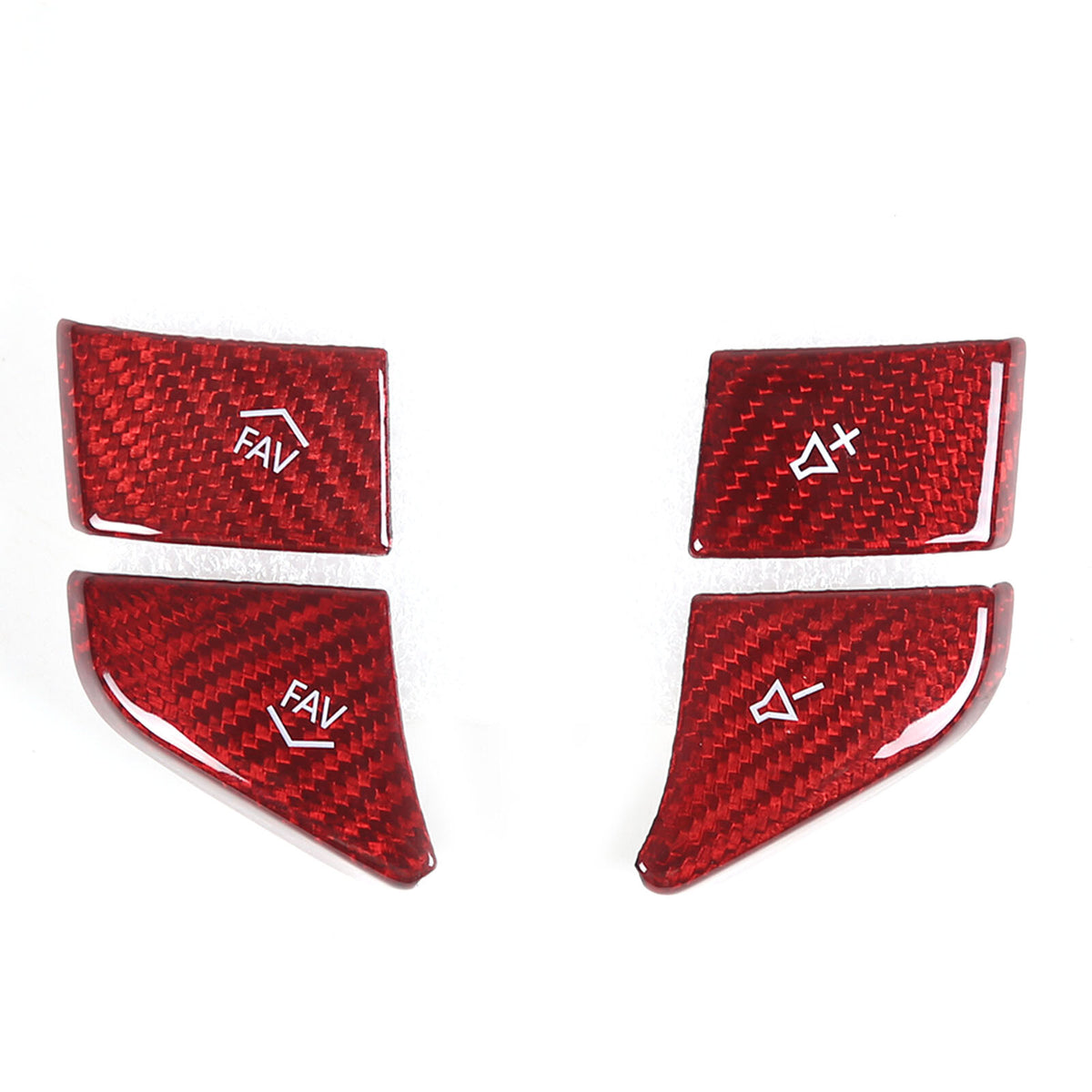 Red Real Carbon Fiber Full Interior Set Decor Trim Kit for Corvette C8 20-25 - Styles 51-55 14