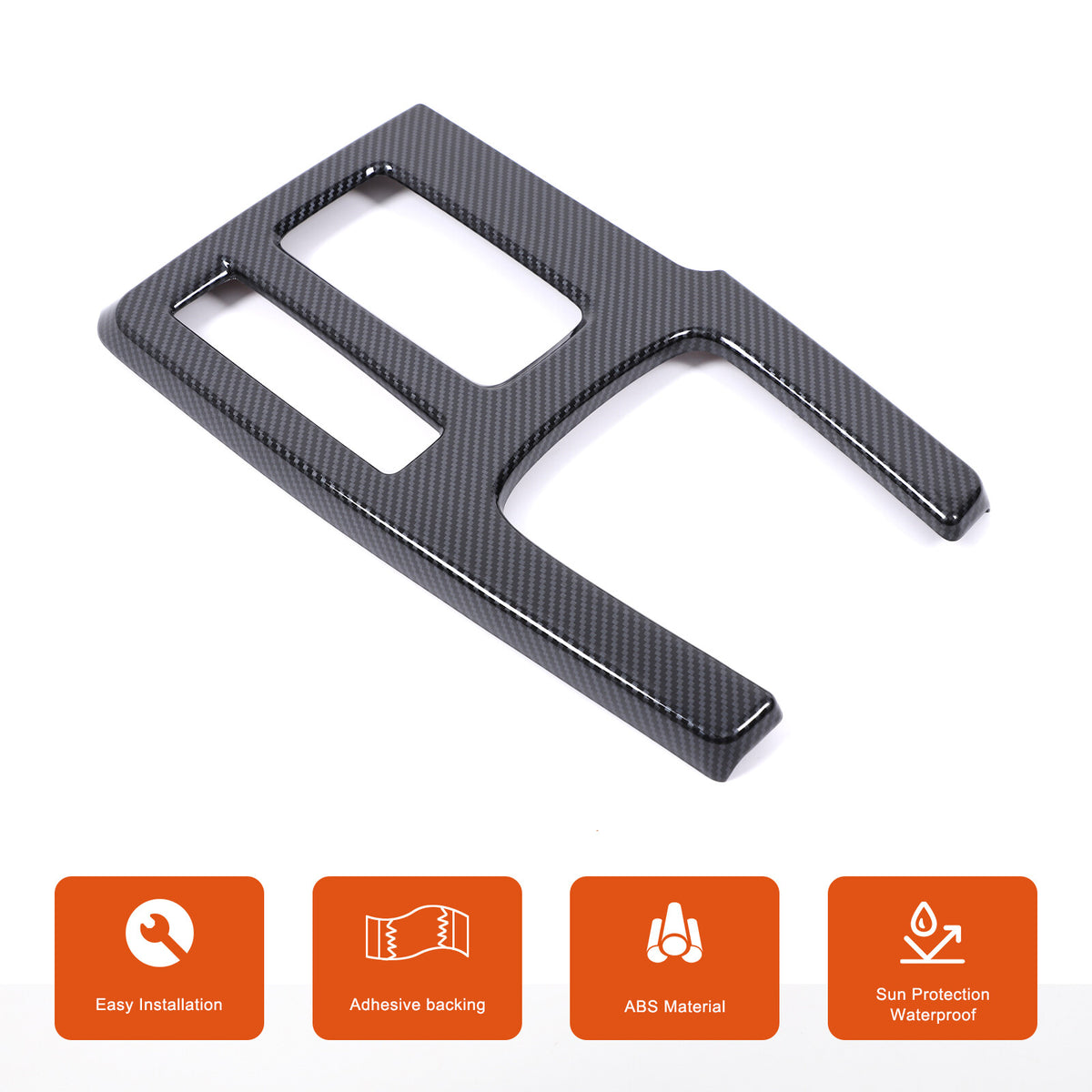 ABS Carbon Fiber Center Console Gear Shift Frame For Acura Integra 2023-2024 4