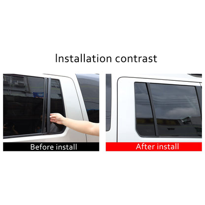 ABS Matte Black Window B-Pillar Trim For Land Rover Discovery 3/4 L319 2004-2016 4