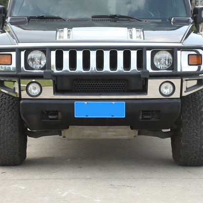 Steel Front Fog Light Decorative Cover Trim For Hummer H2 2003-09 4