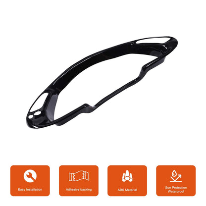 ABS Piano Black Interior Dashboard Frame Trim Cover For Corvette C5 1998-2004 12