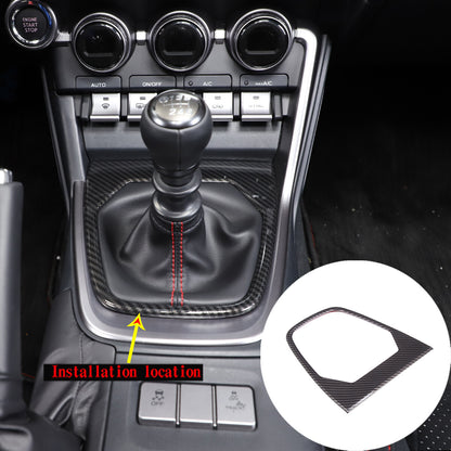 ABS Carbon Fiber Interior Center Console Trim Set Fits For GR86/BRZ 2022-2025 US - Variants 6-10 12