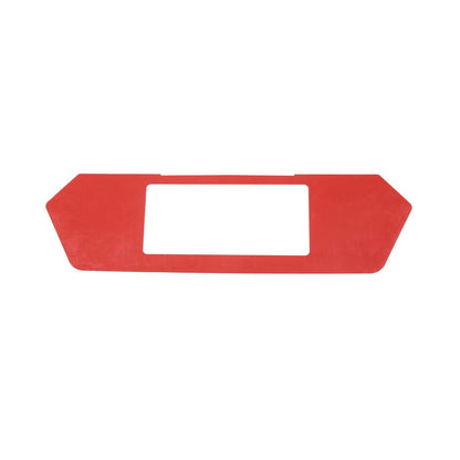 Red Carbon Fiber Rear End License Plate Panel Sticker For Corvette C8 2020-2026 11