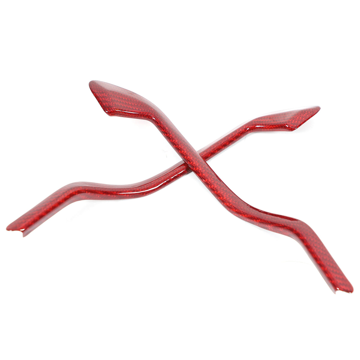 Red Real Carbon Fiber Interior Exterior Conosle Trim Cover For Lotus EMIRA 21-25 11
