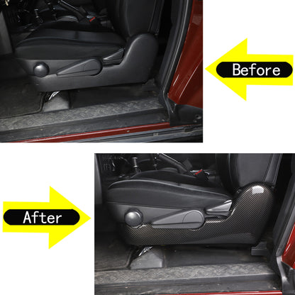 Carbon Fiber Style Seat Handle Panel Cover Trim For Toyota FJ Cruiser 07-21 US 10