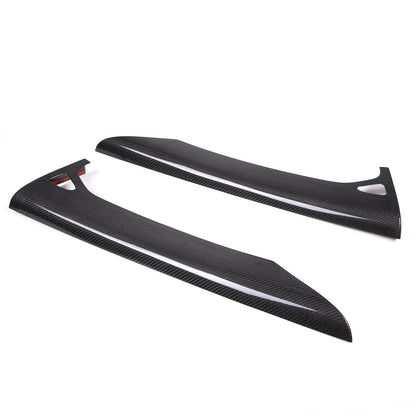 Real Carbon fiber Interior Door Upper Panel trim Cover For Corvette C8 20-26 US 14