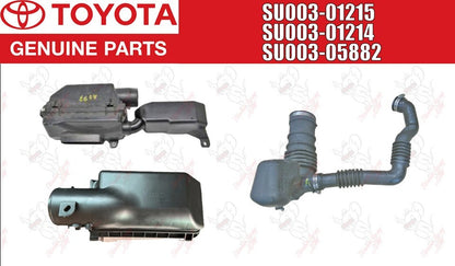 Toyota OEM AIR CLEANER Case & HOSE Assy set For 86 Scion Genuine 1