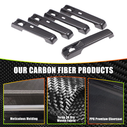 Real Carbon Fiber Exterior Keyless Door Handle Trim For Benz G-Class W465 2025+ 6