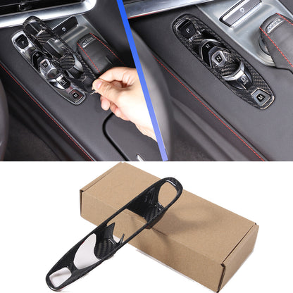 Carbon Console Transmission Control Gear Selector Trim For C8 Corvette Z06 20-25 2
