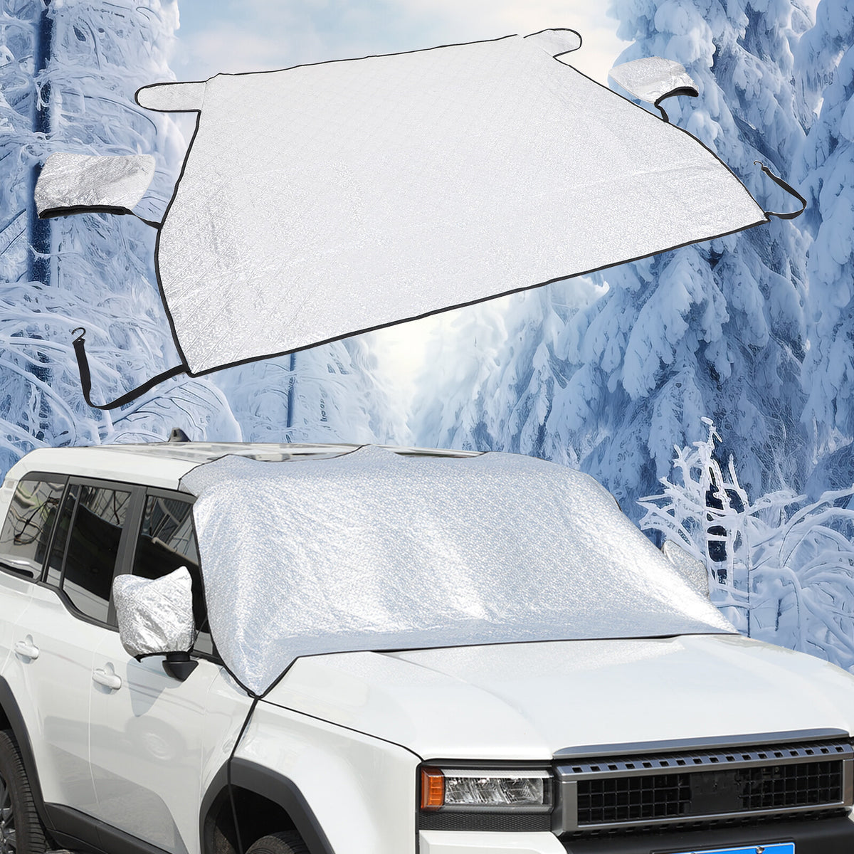 Car Windshield Snow Cover Front Guard For Toyota Land Cruiser LC250 2024 US 10