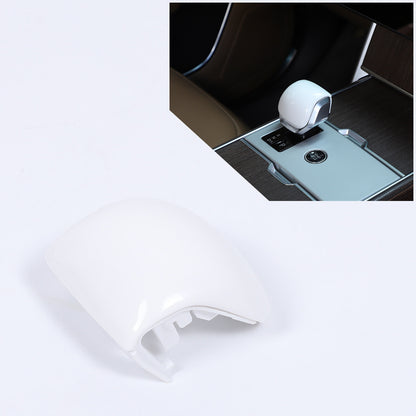 Ceramic White Gear Shift Knob Cover Replacement Trim For LR Discovery 5 LR5 21+ 16