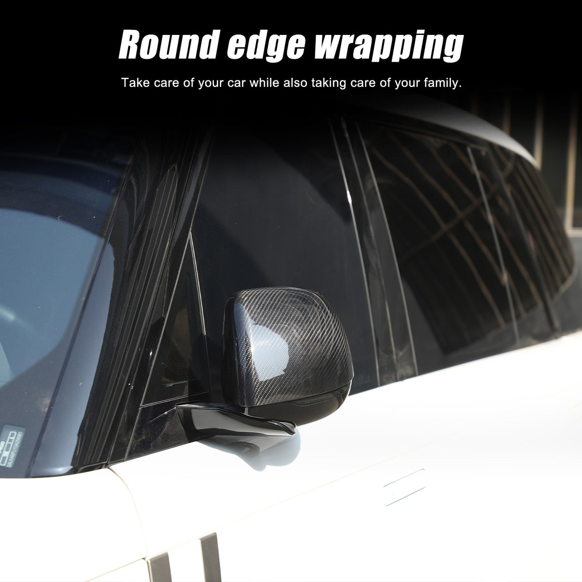Real Carbon Fiber Side Mirror Cover For LR Range Rover Sport L461 Vogue L460 23+ 12
