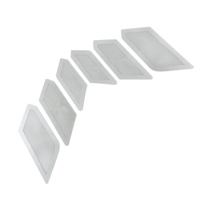 Stainless Steel Perforated Rear Hood Vent Inserts for 2020-26 C8 Corvette Coupe 5