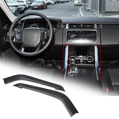 Carbon Fiber ABS Console Side Trim Strip For LR Range Rover Sport L494 18-22 7