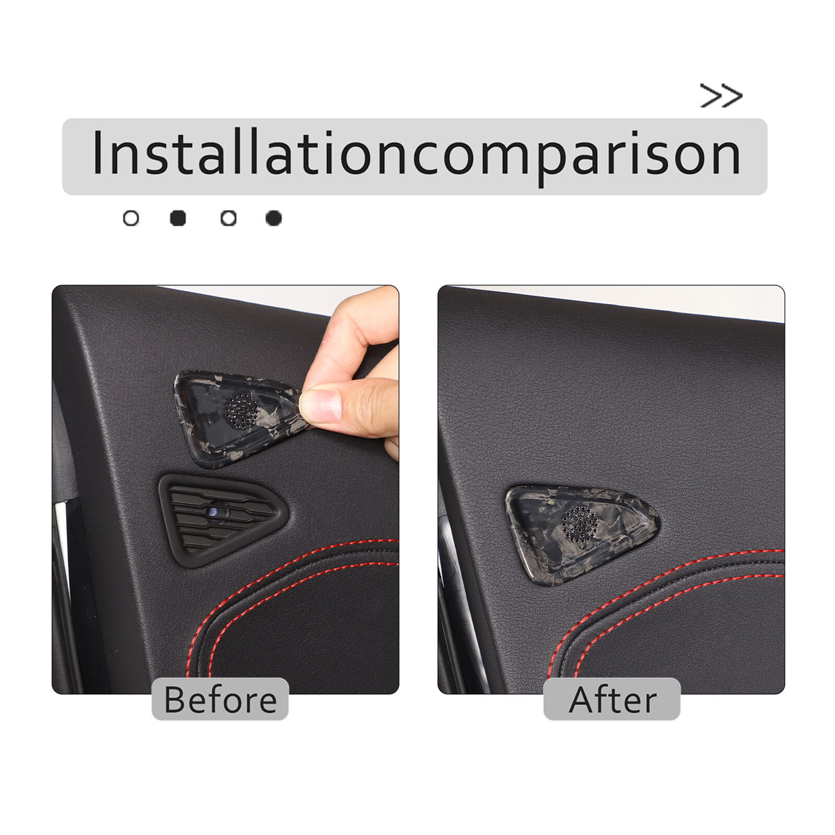 Forged Real Carbon Fiber Full Interior Set Cover Trim Kit For Corvette C8 20-25 - Variants 36-40 4