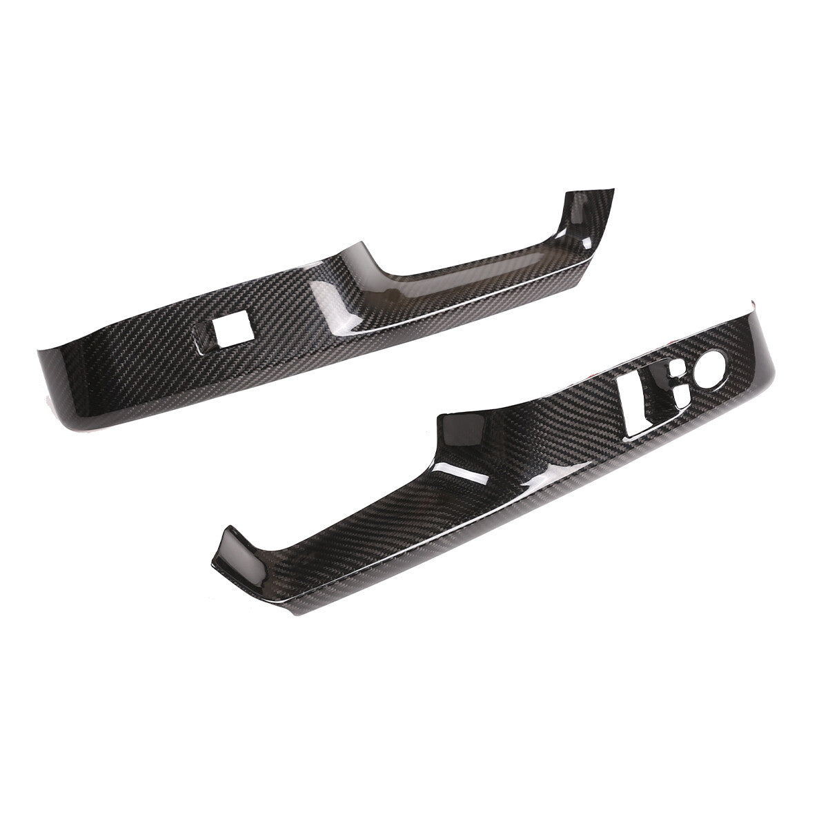 Carbon Fiber Window Lift Panel Trim Cover For Toyota Supra 19-23 8