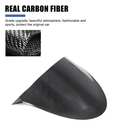Real Carbon Fiber Dashboard Instrument Upper Trim For Fiat 500 312 2007-15 4