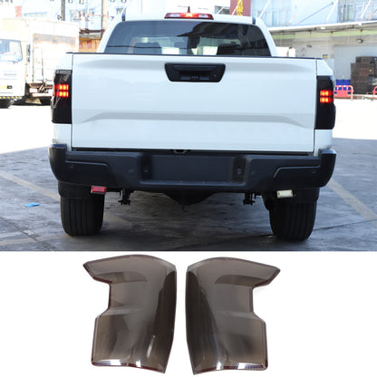 Smoked Black Rear Tail Light Lamp Cover Trim For Nissan Frontier 2022+ US 5