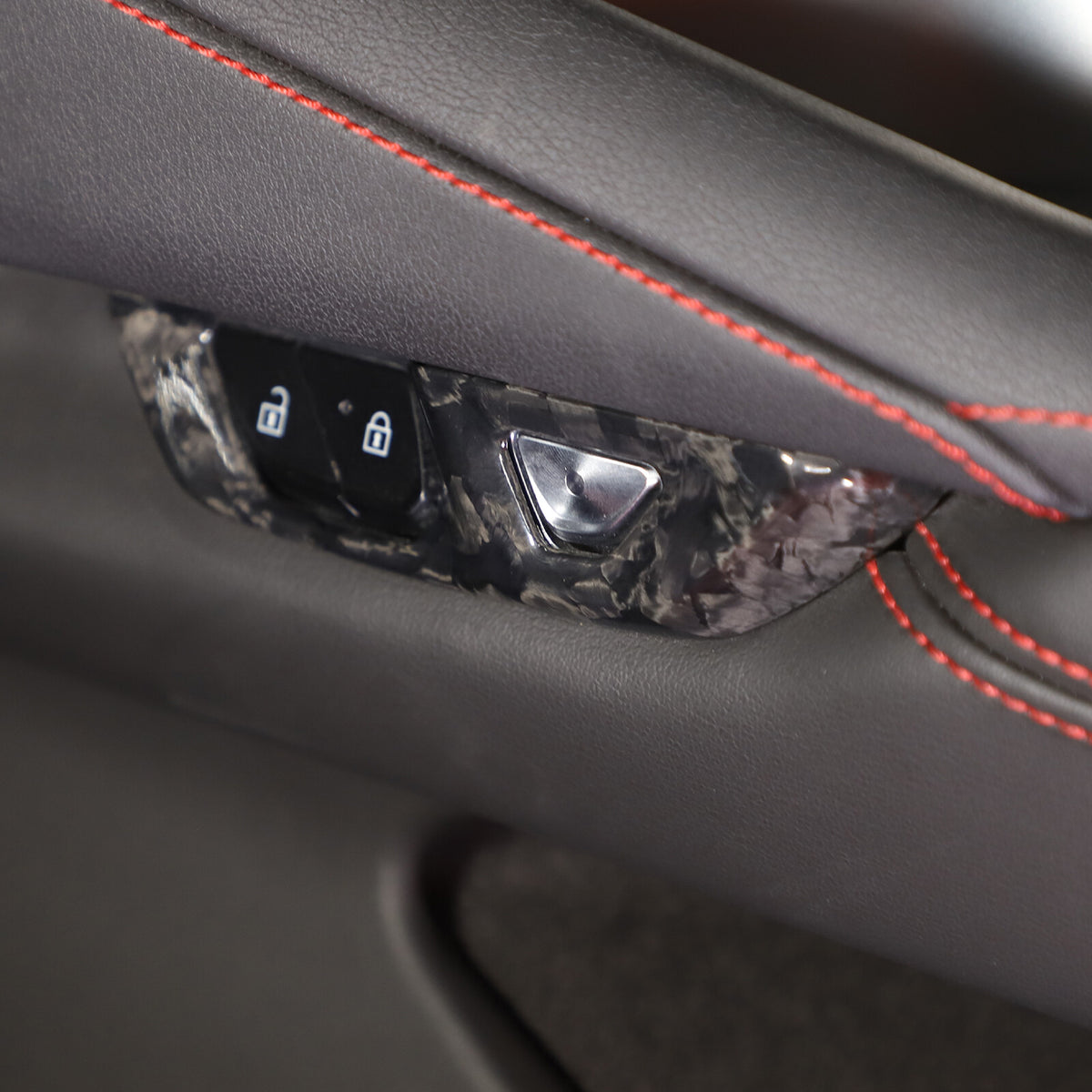 Forged Real Carbon Fiber Full Interior Set Cover Trim Kit For Corvette C8 20-25 - Variants 16-20 9
