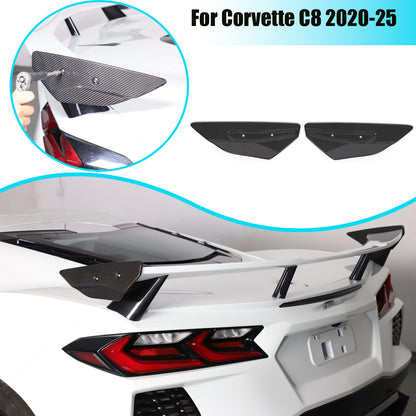 Real Carbon Fiber Replacement Rear Tail Trunk Lid Cover For Corvette C8 20+ US 2