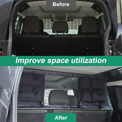 Rear Trunk Cargo Organizer Isolation Net W/ Bag For LR Defender 110 L663 20-23 22