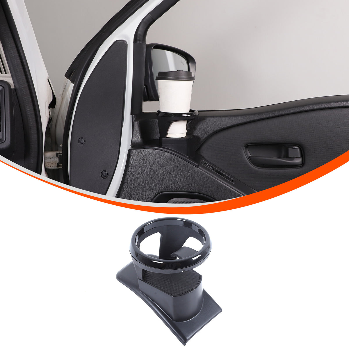 ABS Right Side Interior Door Panel Cup Holder Trim For Nissan Frontier 2022+ 2