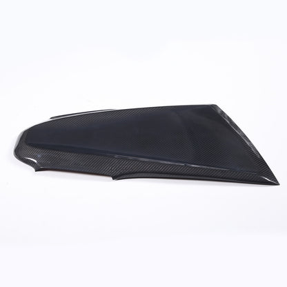 Real Carbon Fiber Dashboard Instrument Upper Cover for Corvette C8 20-25 US 13