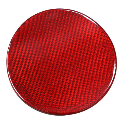 Replacement Red Real Carbon Fiber Fuel Tank Cap Lid Cover For Corvette C8 20+ US 17