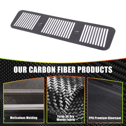 Matte Real Carbon Fiber Hood Air Vent Trim Panel For Benz G-Class W463 2006-2018 4