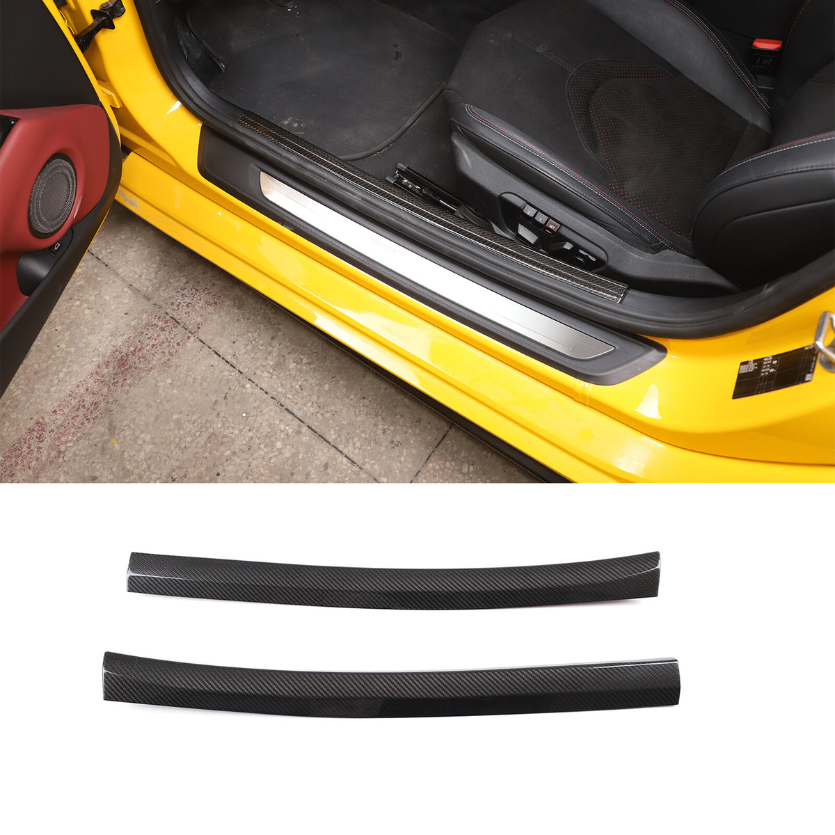 Real Carbon Fiber Full Interior Set Decor Trim Kit For Toyota Supra A90 MK5 19+ 124