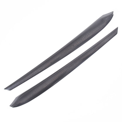 Real Carbon fiber inner door Armrest panel Trim Cover For Tesla Model 3 Y 21-22 10