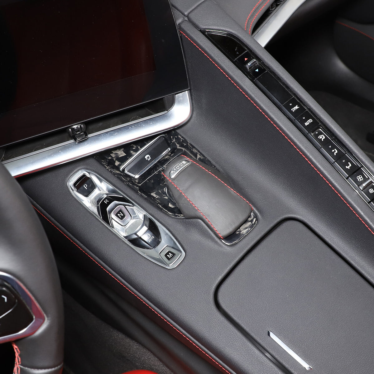 Forged Console Transmission Control Gear Selector For C8 Corvette Z06 Z51 20-25 9