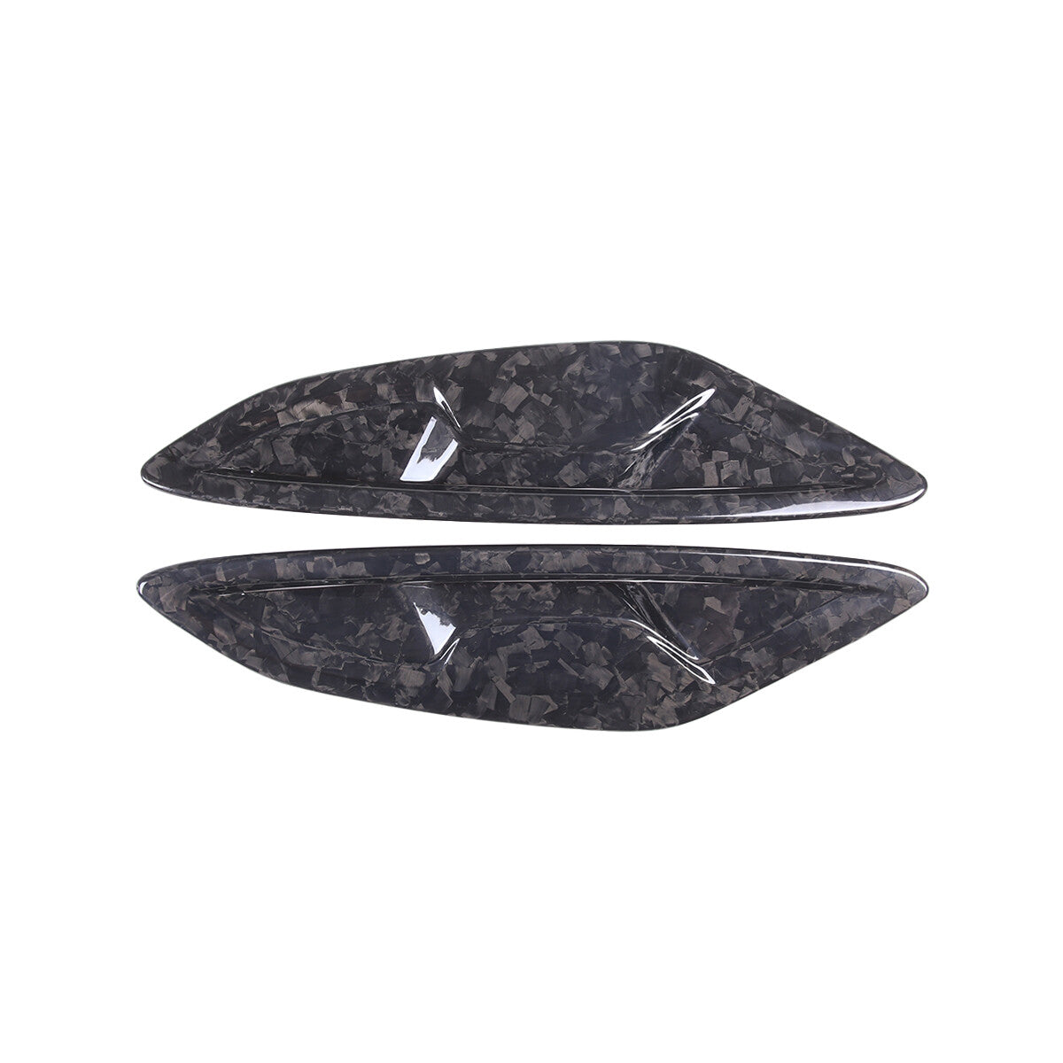 2PCS Forged Carbon Fiber Side Fender Air Outlet Trim For BMW 8 Series 2019-22 6