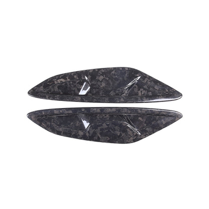 2PCS Forged Carbon Fiber Side Fender Air Outlet Trim For BMW 8 Series 2019-22 6