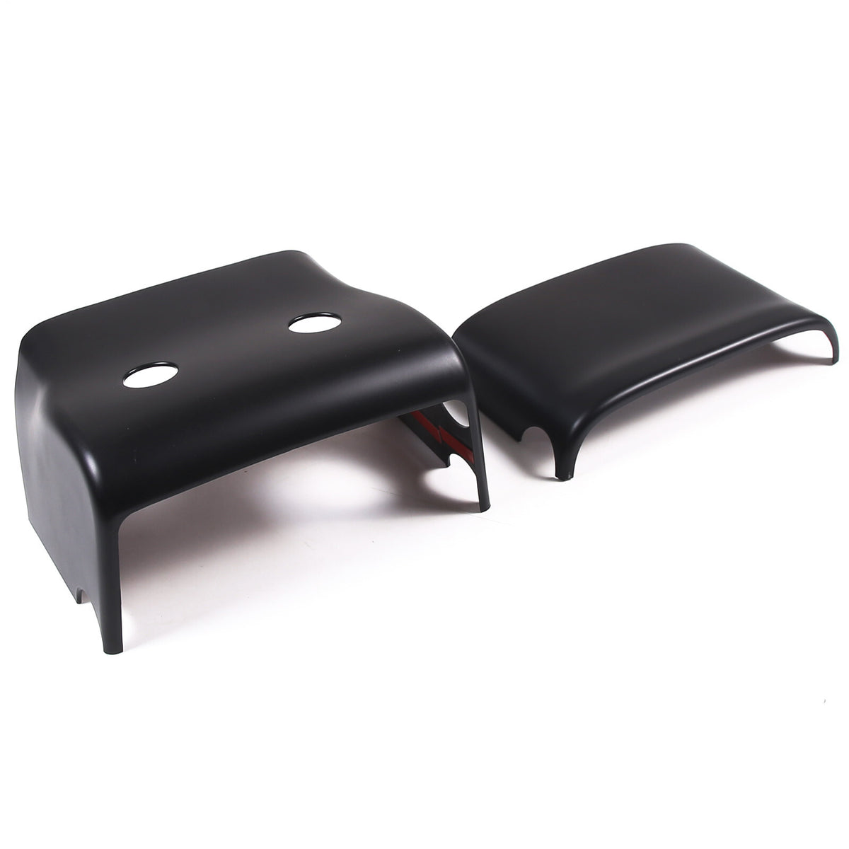 Matte Black ABS Steering Wheel Base Trim Cover For Jaguar F-TYPE 2013-2024 5