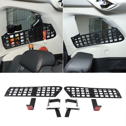 Side Window Cargo Barrier & Organizer Molle Panel For Subaru Forester 2019-2024 2