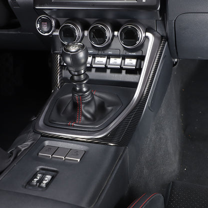ABS Carbon Fiber Interior Center Console Trim Set Fits For GR86/BRZ 2022-2025 US - Variants 1-5 2