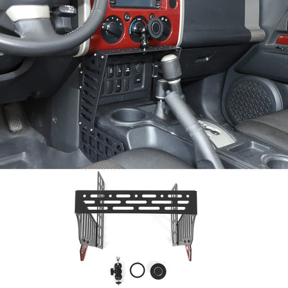 Magnetic Phoner Holder Center Console Molle Panel Device For Toyota FJ Cruiser 10