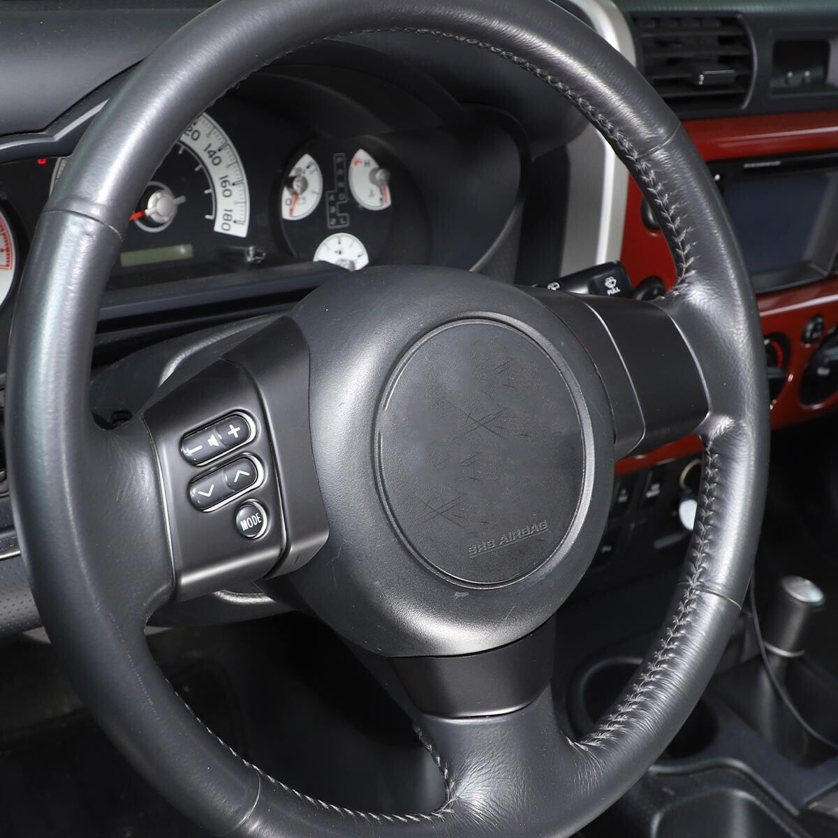Matte Black ABS Interior Full Set Cover Trim Kit Set For FJ Cruiser 2007-2021 - Variants 1-5 18
