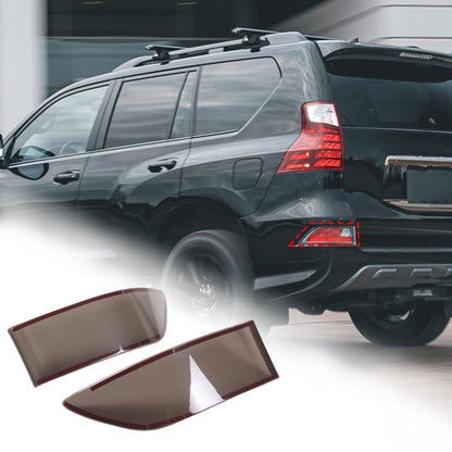 Smoked Black Rear Fog Tail Light Lamp Decor Cover Trim for Lexus GX460 2014-2023 1