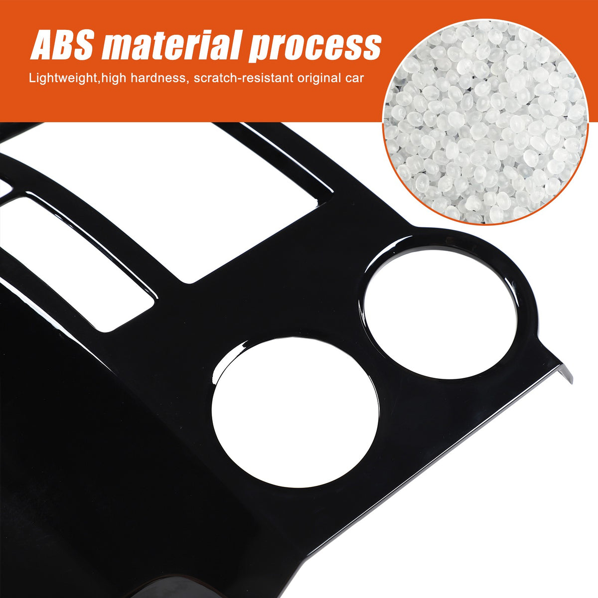 Glossy Piano Black ABS Instrument Panel Trim Cover For Toyota Tundra 2007-2013 6