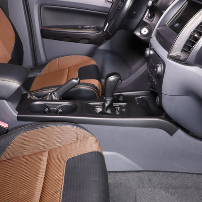Carbon fiber color Button Gear Panel Cover For Ford Ranger 2015-2021 16