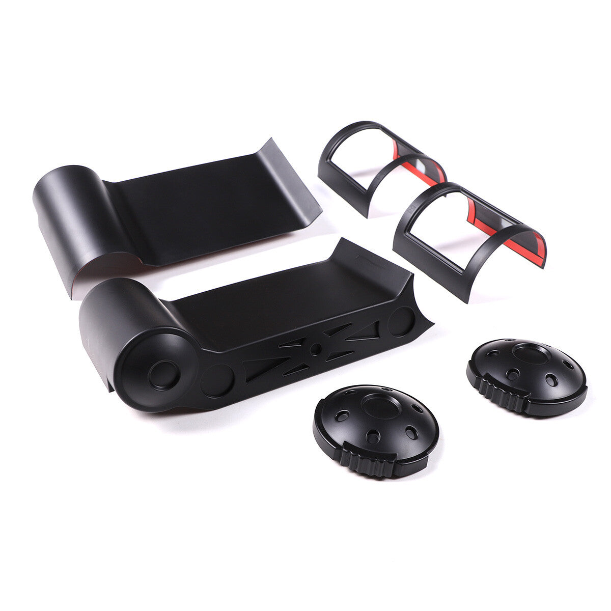 Matte Black Dashboard Side Air Outlet Vent Trim For Toyota FJ Cruiser 2007-21 8