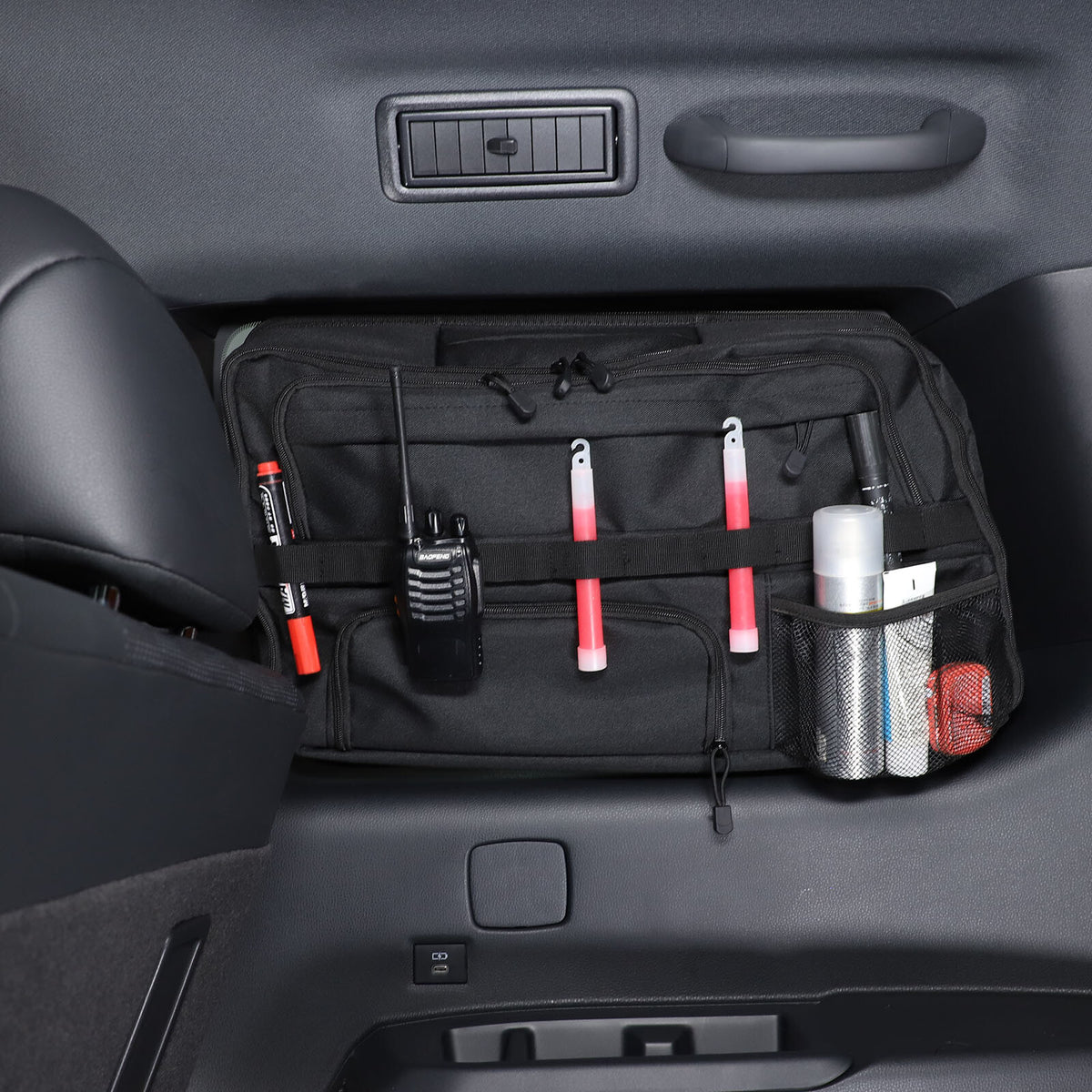 Car Trunk Right Side Window Storage Bag For Toyota Land cruiser LC250 2024 12