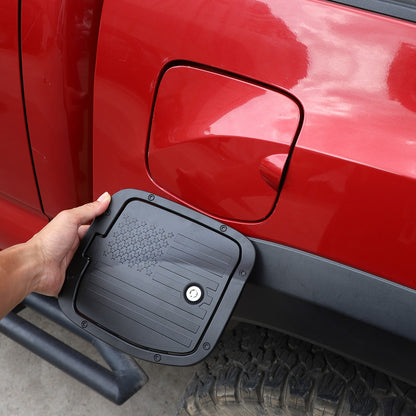 Star Door Fuel Tank Cover W/ Lock Gas Cap Tank Trim For Toyota Tacoma 2016-23 US 24